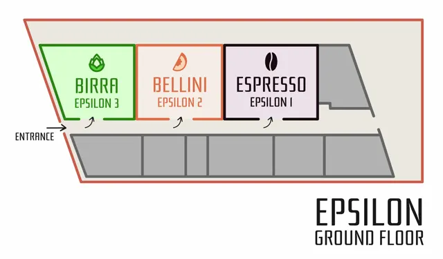Epsilon building, ground floor map